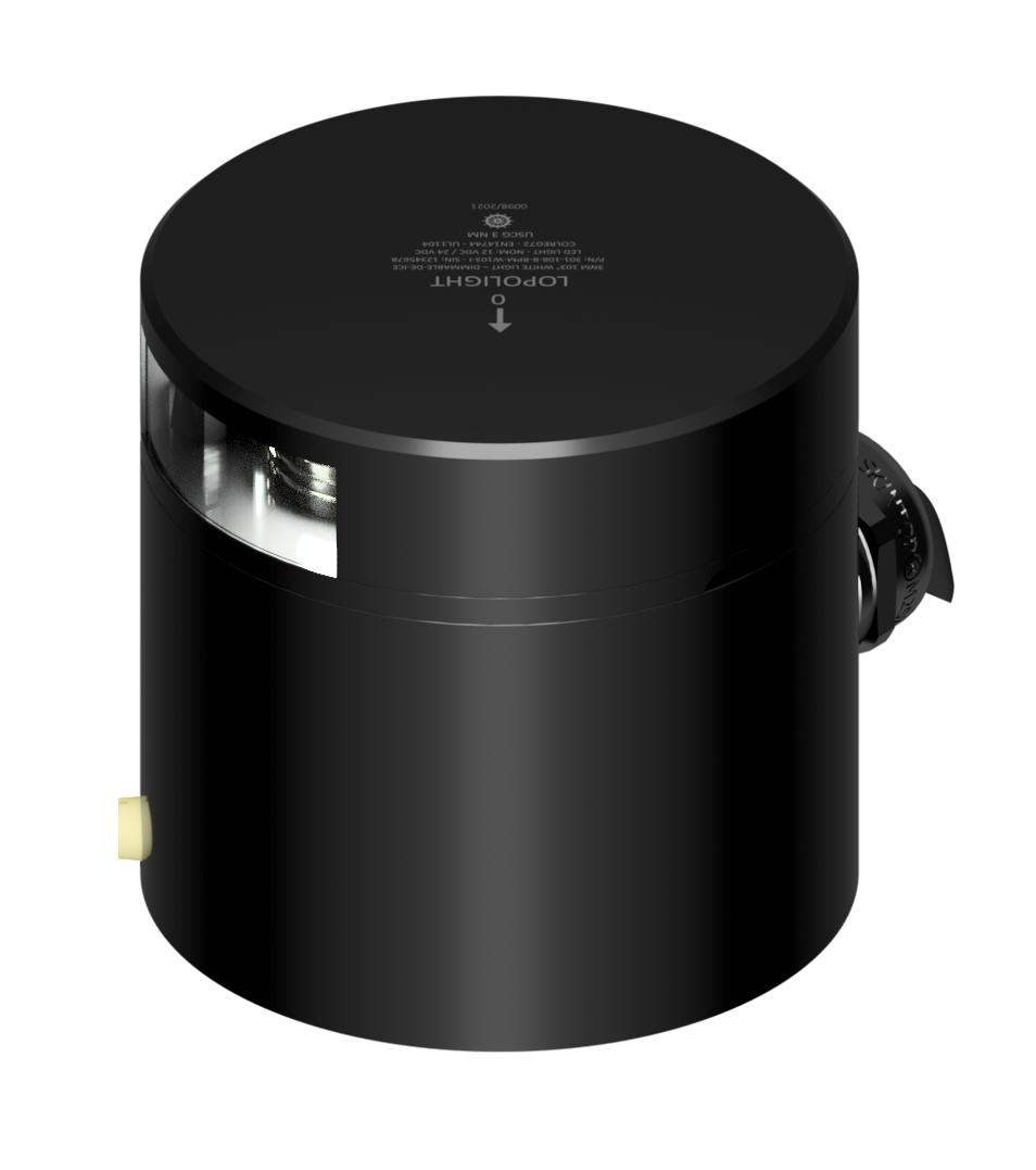 3nm 103° White, hor mnt, dimm, Ice-Class, Black 3nm 103° White, hor mnt, dimm, Ice-Class, Black